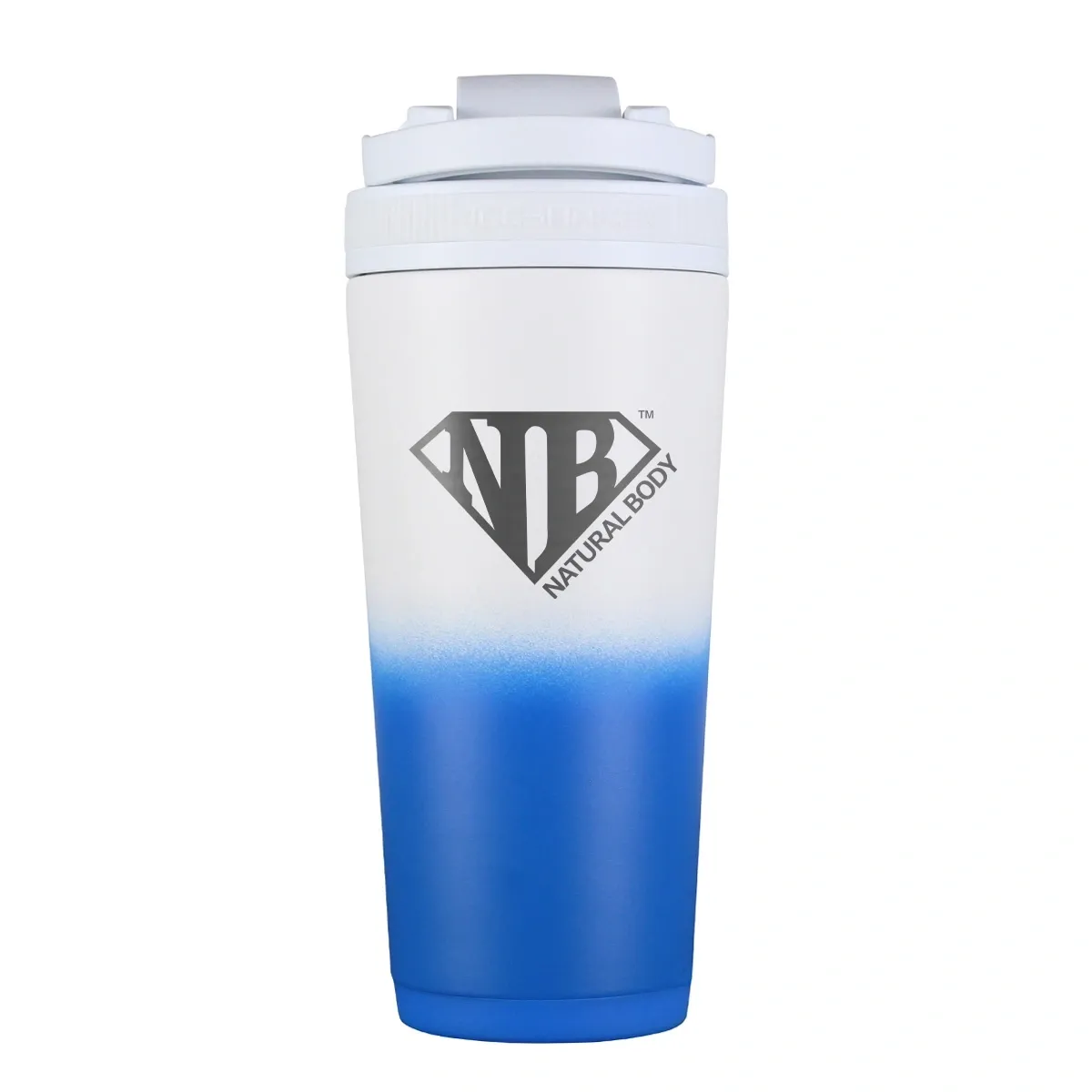 Ice Shaker Natural Body Branded Shaker 26 oz, Color: Royal White, Size: 26 fl oz
