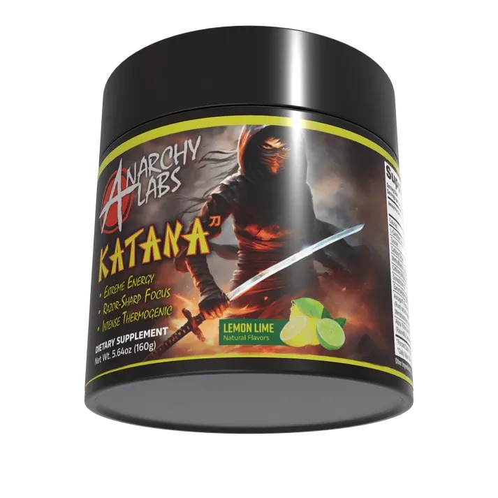 Anarchy Labs Katana, Flavor: Lemon Lime [best by 07/26], Size: 40/20 Servings