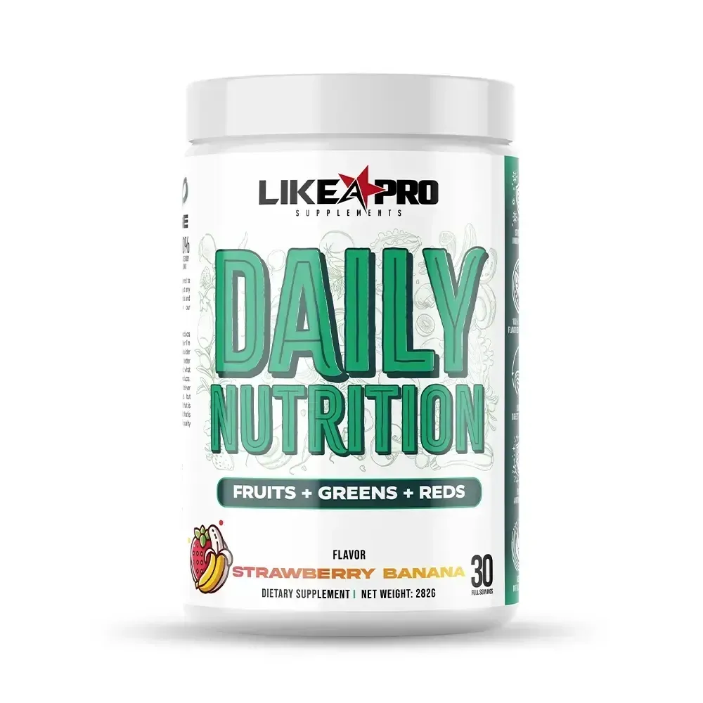 Like A Pro Daily Nutrition, Flavor: Strawberry Banana, Size: 30 Servings