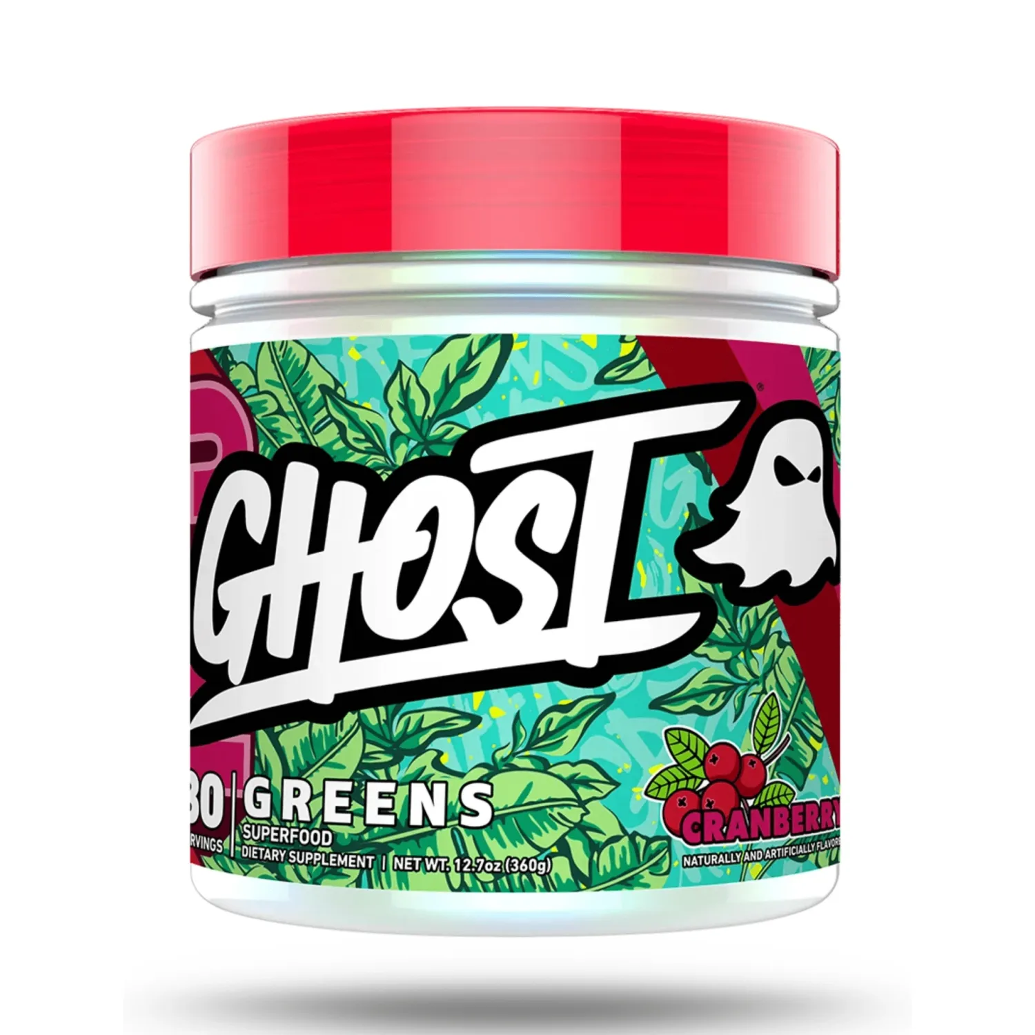 Ghost Greens, Flavor: Cranberry, Size: 30 Servings