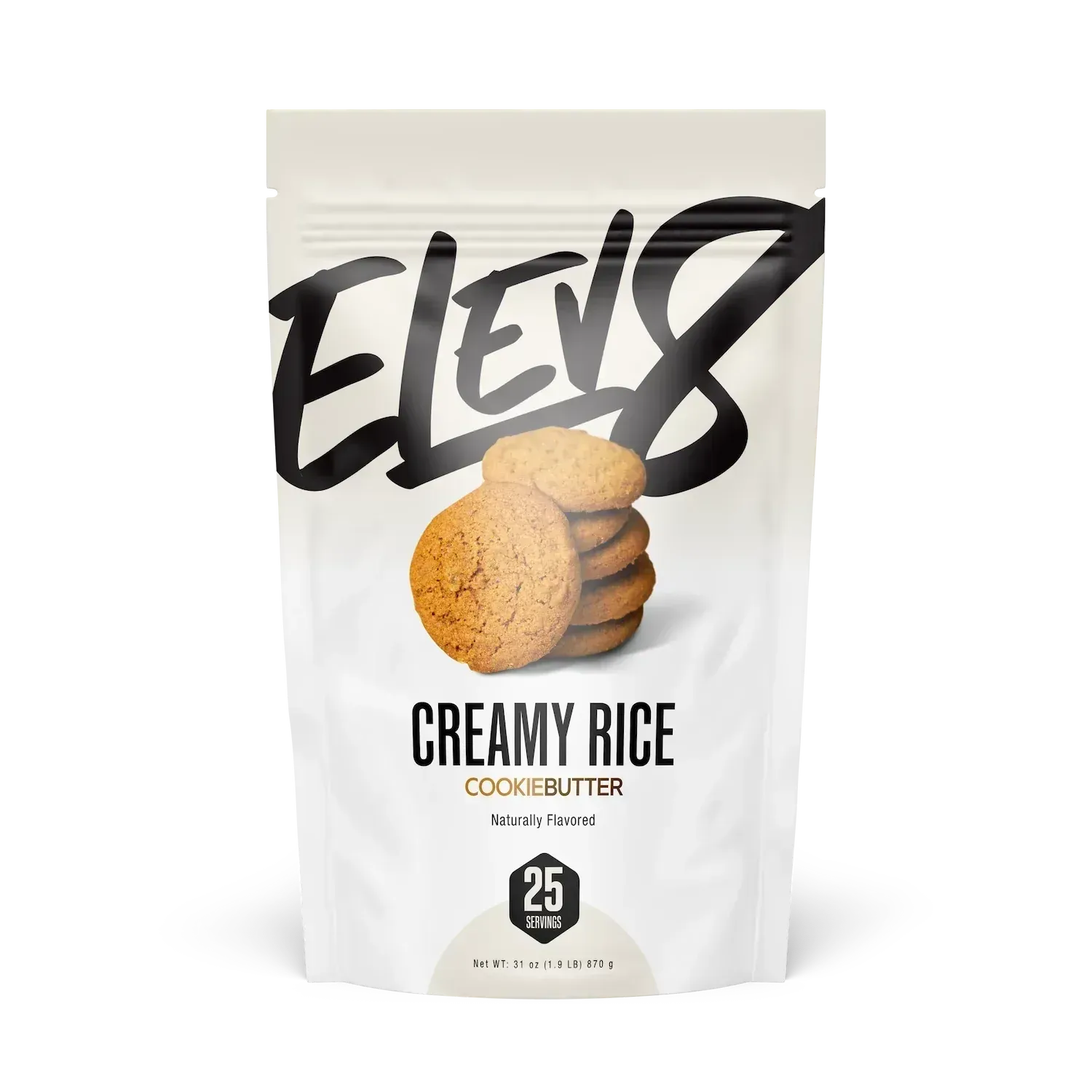 Elev8 Foods Creamy Rice, Flavor: Cookie Butter, Size: 25 Servings