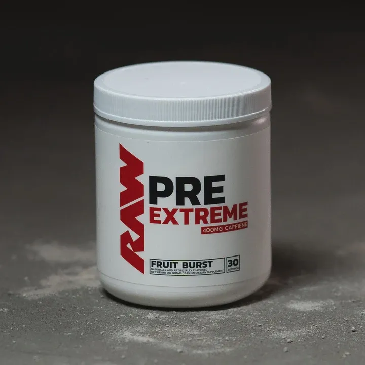 Raw Nutrition Raw Pre Extreme, Flavor: Fruit Burst, Size: 30 Servings
