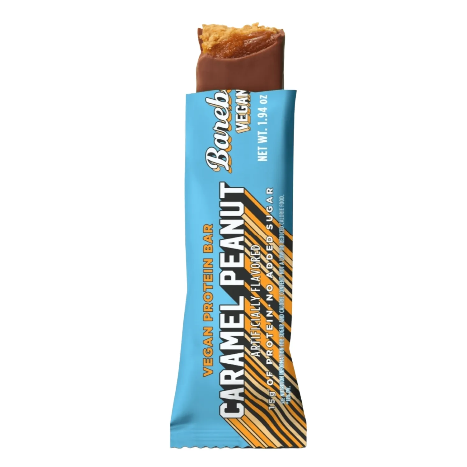 Barebells Vegan Protein Bars, Flavor: Caramel Peanut, Size: 1 Bar