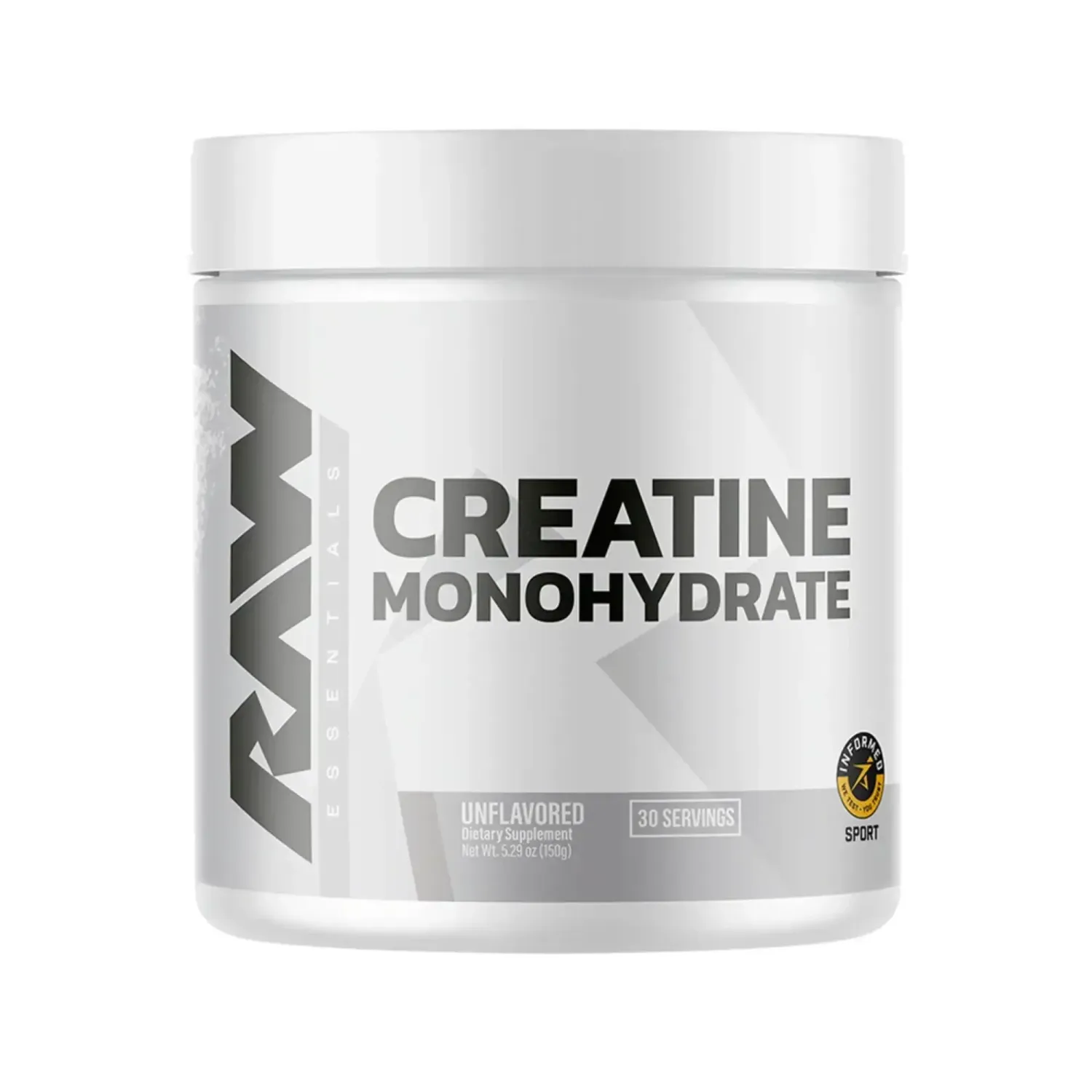 Raw Nutrition Creatine Monohydrate, Flavor: Unflavored, Size: 30 servings
