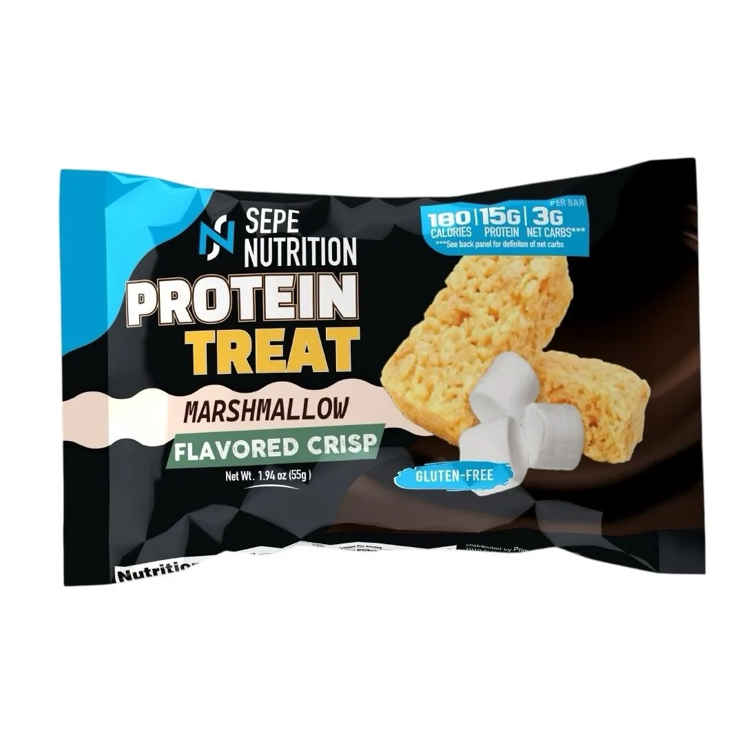 Sepe Nutrition Protein Treat, Flavor: Marshmallow, Size: 1  Treat (1.94 oz)