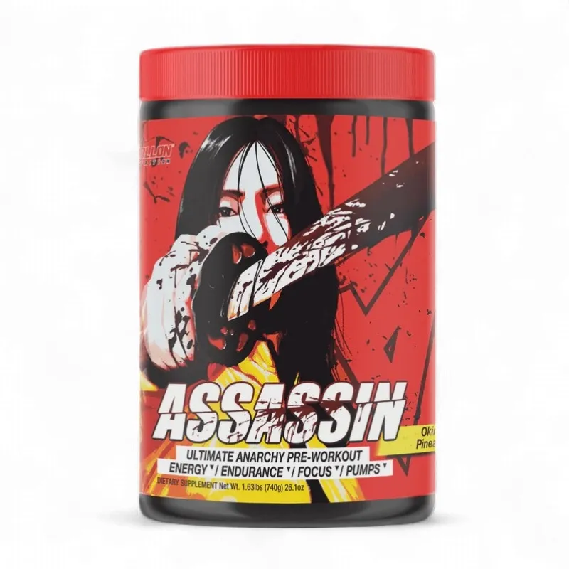 Apollon Nutrition Assassin V9 Pre-Workout, Flavor: Okinawa Pineapple, Size: 40/20 Servings