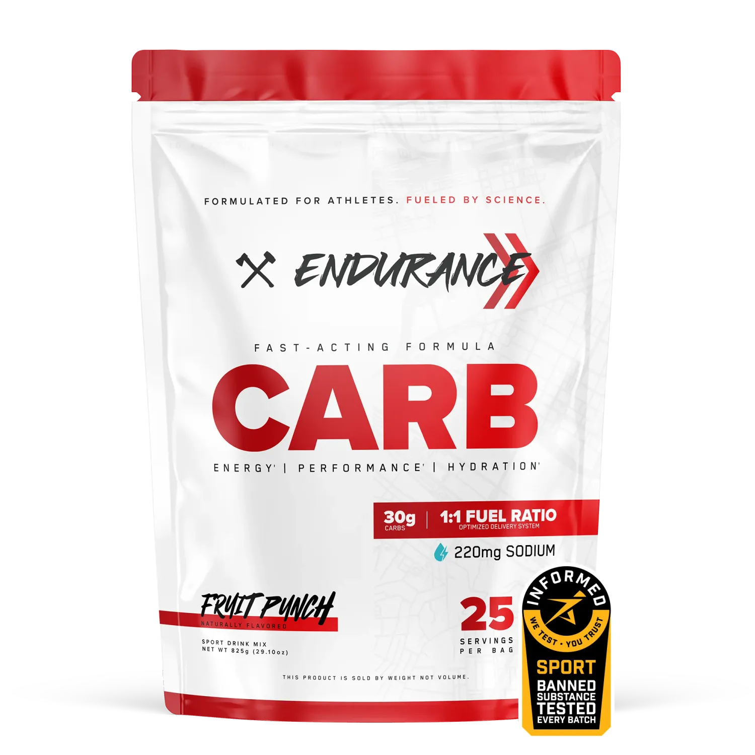 Axe and Sledge Endurance Carb, Flavor: Fruit Punch, Size: 25 servings