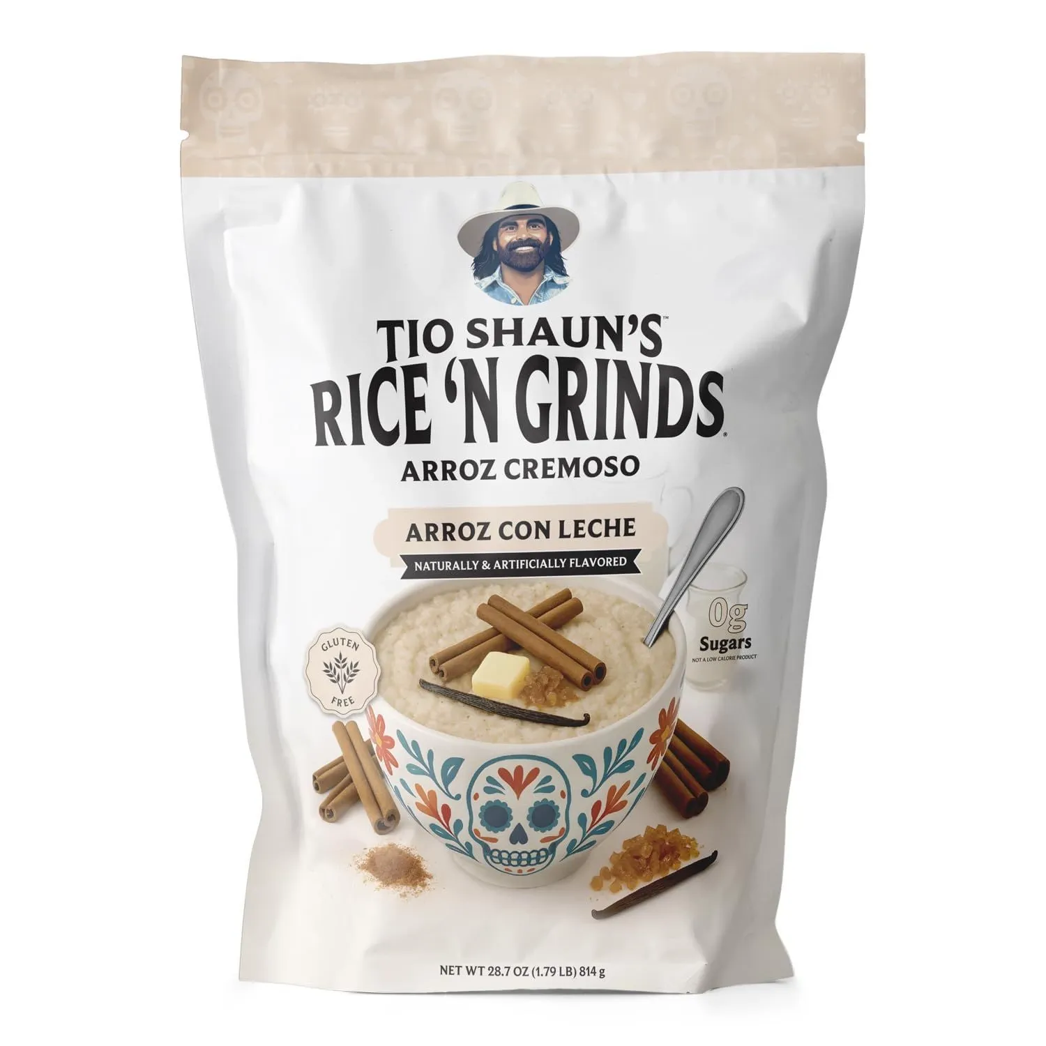 Pride Foods Tio Shaun's Rice 'N Grinds Arroz Cremosa, Flavor: Arroz Con Leche, Size: 20 Servings