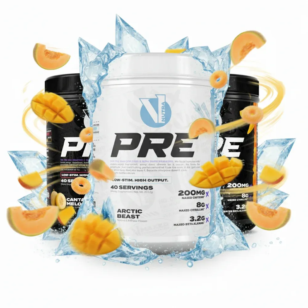 V1 Nutra Pre-Workout, Flavor: Arctic Beast, Size: 20 Servings