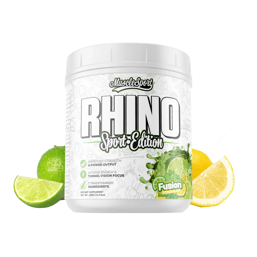 Musclesport Rhino Sport, Flavor: Citrus Blast, Size: 20 Servings