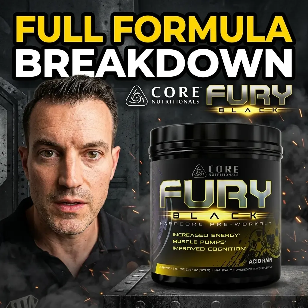 Core Fury Black Pre-Workout | Energy, Pumps & Focus