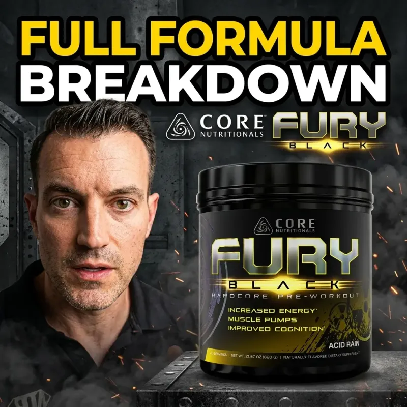 Core Nutritionals Fury Black Pre-Workout