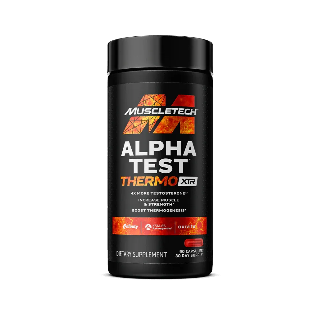 MuscleTech Alpha Test Thermo XTR, Size: 90 Capsules