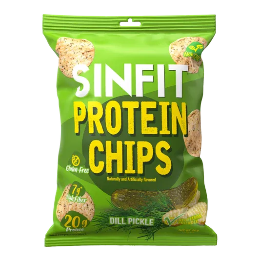 SinFit Nutrition Protein Chips, Flavor: Dill Pickle, Size: 1 Bag