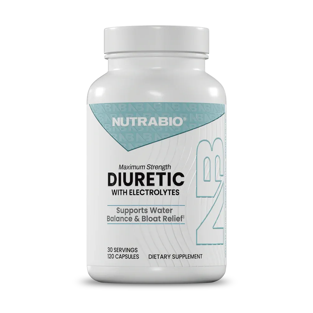 NutraBio Diuretic, Size: 120 Capsules