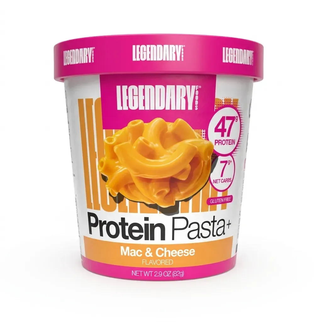 Legendary Foods Protein Pasta Plus Mac &amp; Cheese, Flavor: Mac &amp; Cheese, Size: 1 Container