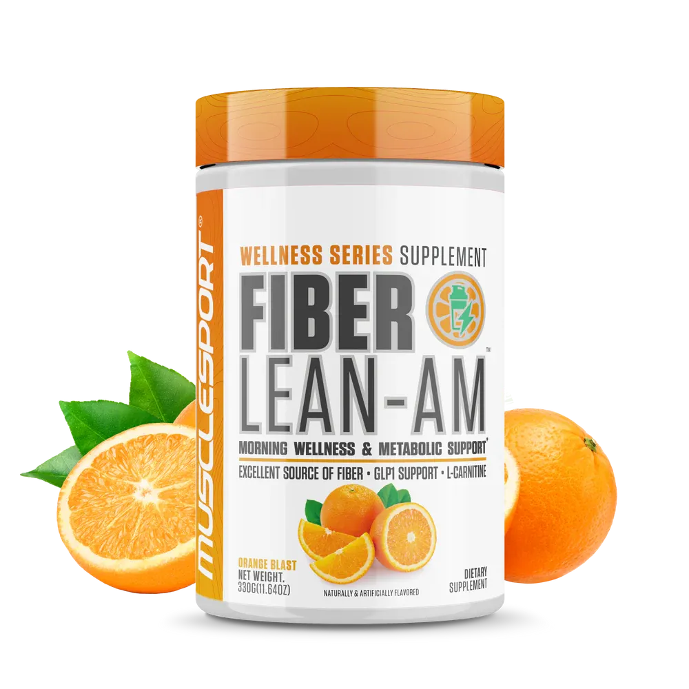 MuscleSport Fiber Lean AM, Flavor: Orange Blast, Size: 30 Servings