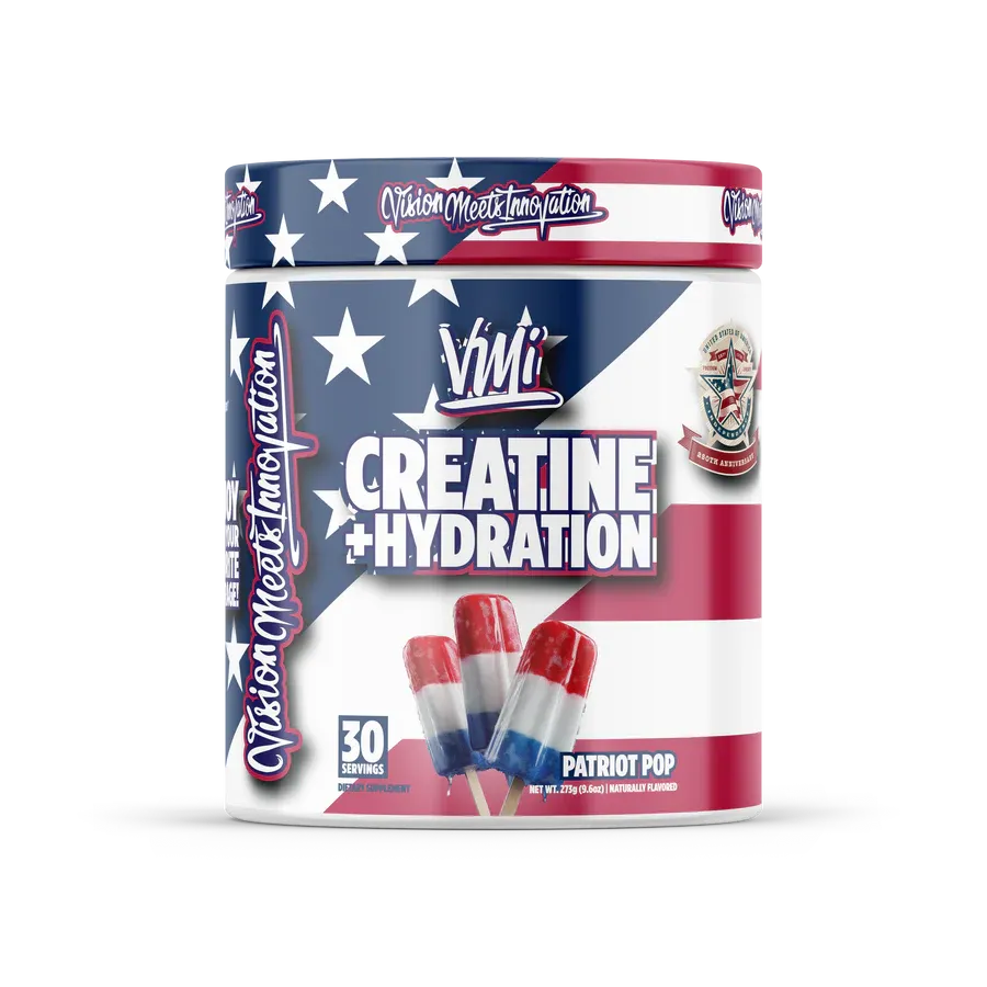 VMI Sports Creatine + Hydration, Flavor: Patriot Pop, Size: 30 Servings