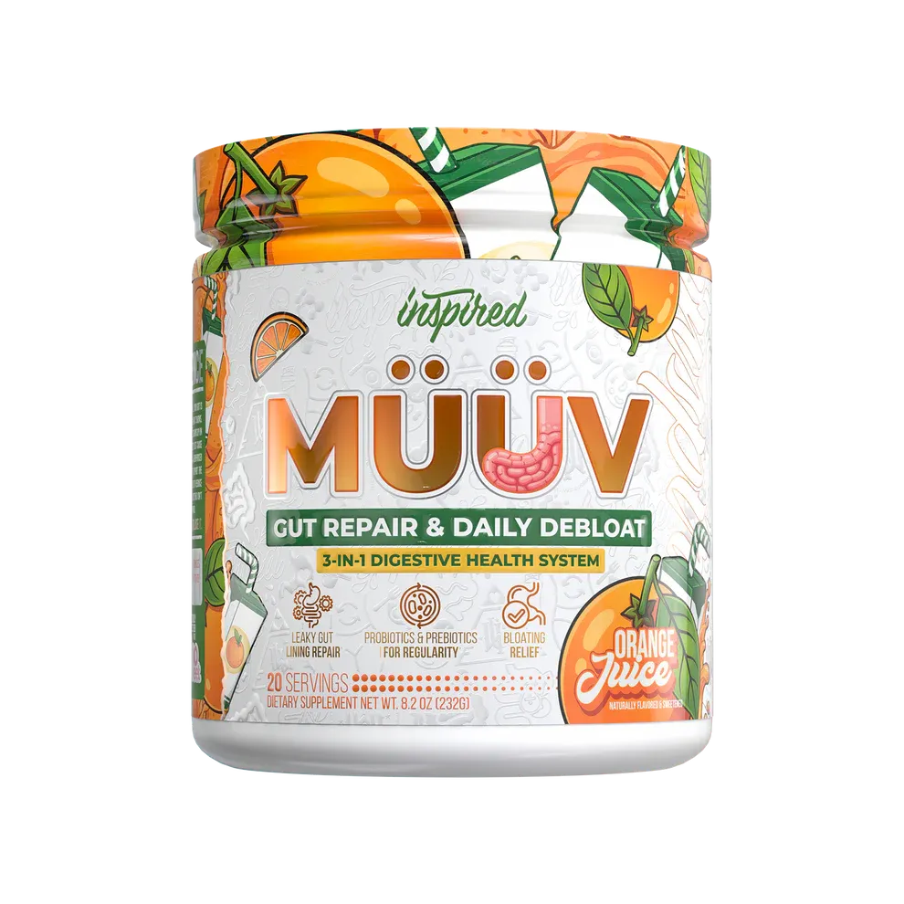 Inspired MUUV, Flavor: Orange Juice, Size: 20 Servings