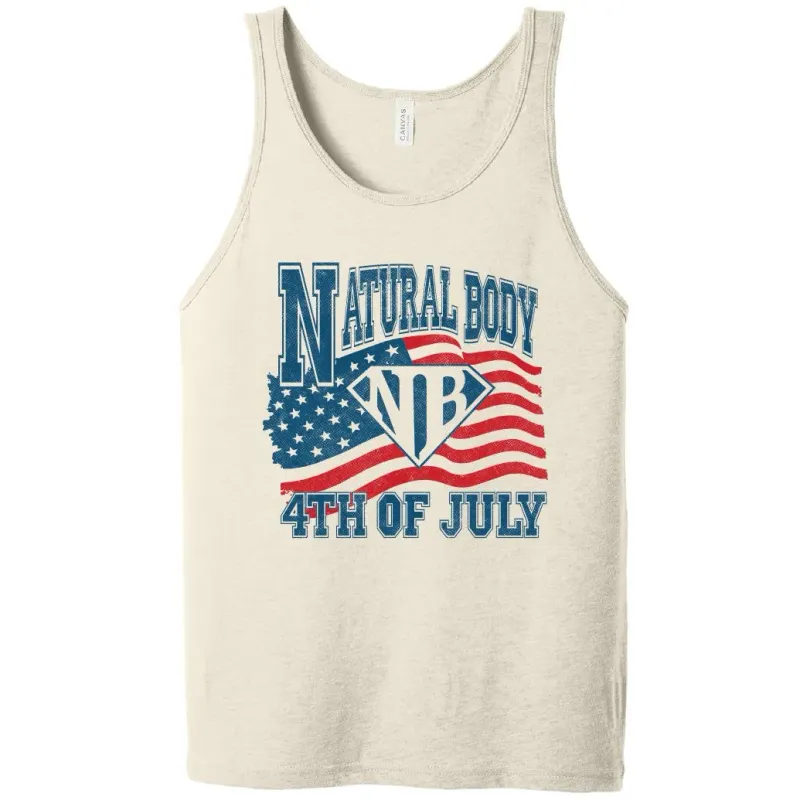 Natural Body Apparel 4th of July 2026 Tank Top