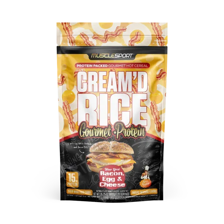 MuscleSport Cream'd Rice Gourmet + Protein, Size: 20 Servings, Flavor: Bacon Egg &amp; Cheese