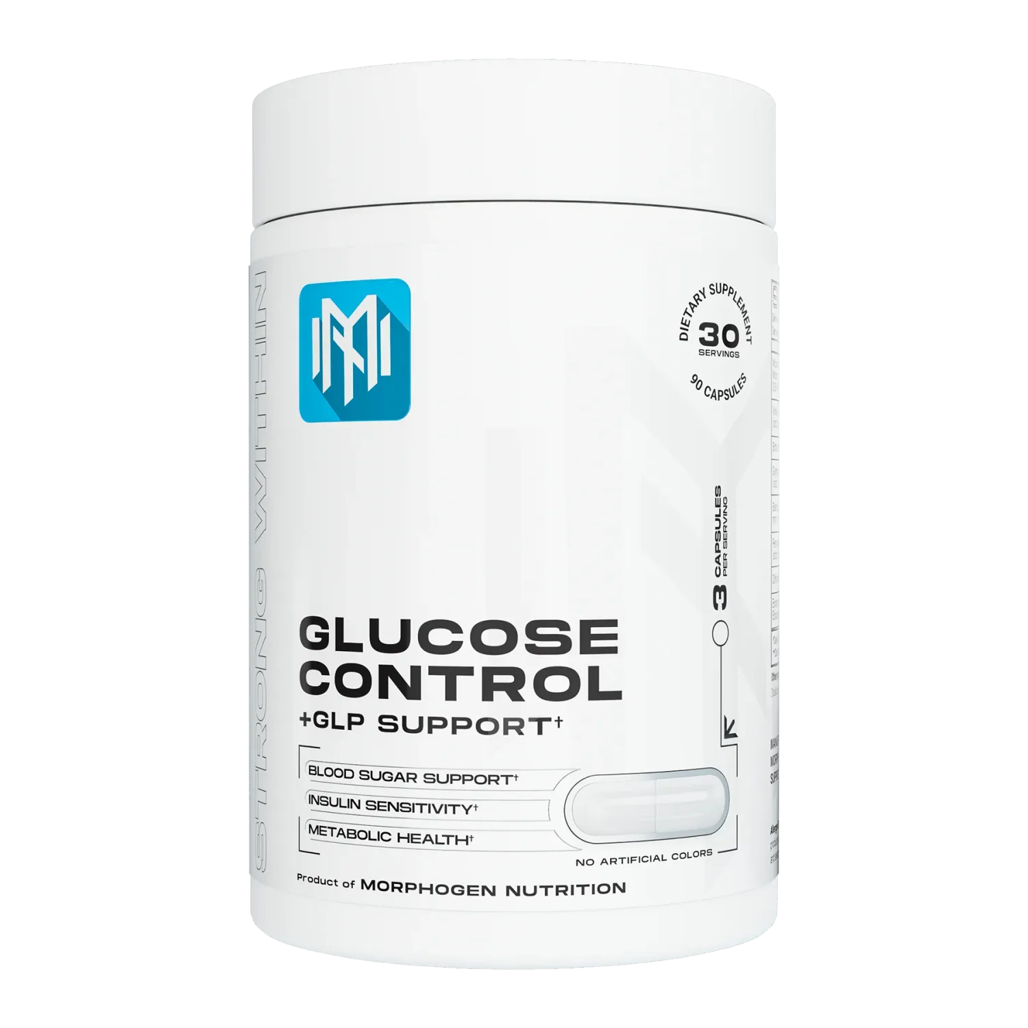 Morphogen Nutrition Glucose Control + GLP Support, Size: 90 Capsules