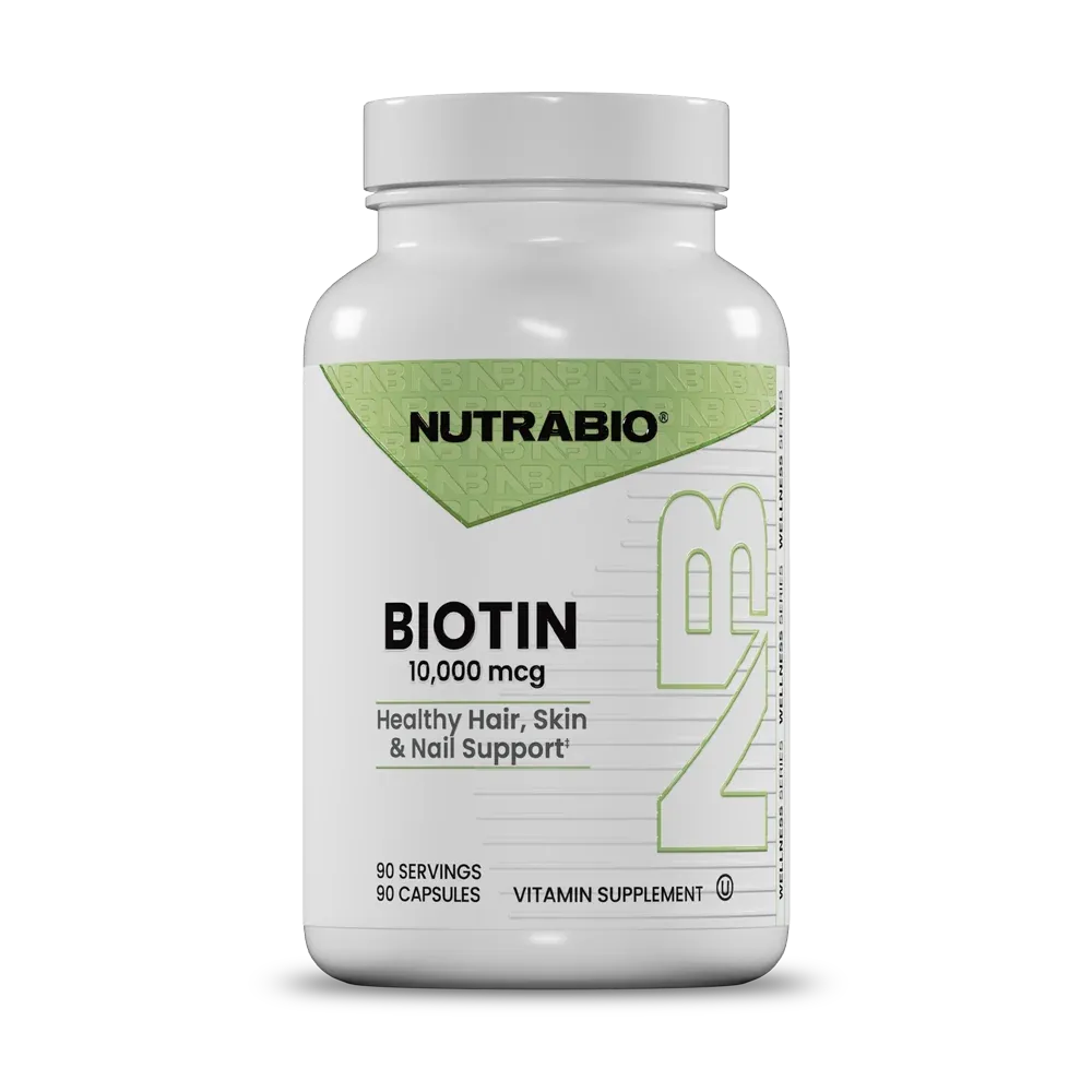 NutraBio Biotin, Size: 90 Capsules