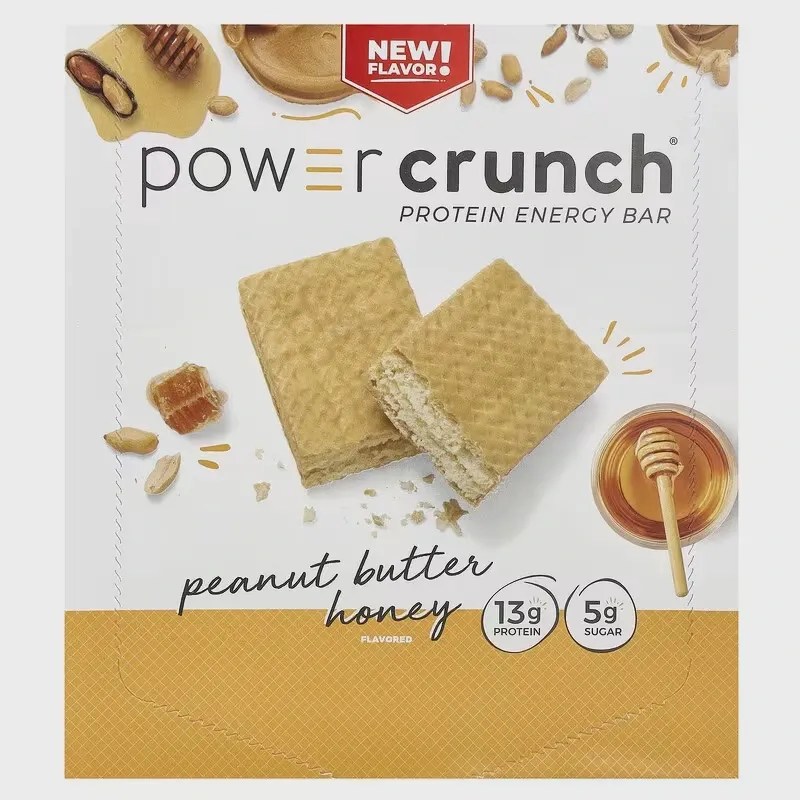 Power Crunch Protein Bars, Flavor: Peanut Butter Honey, Size: 12 Bars