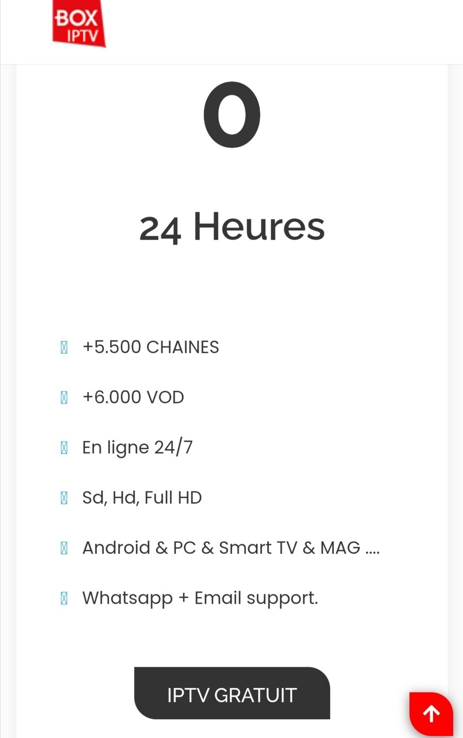 24h Test Abonnement Premium