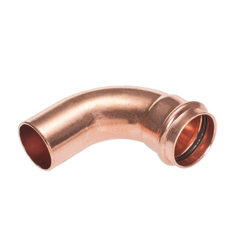 Raccord cuivre courbe 90º Male/Femelle