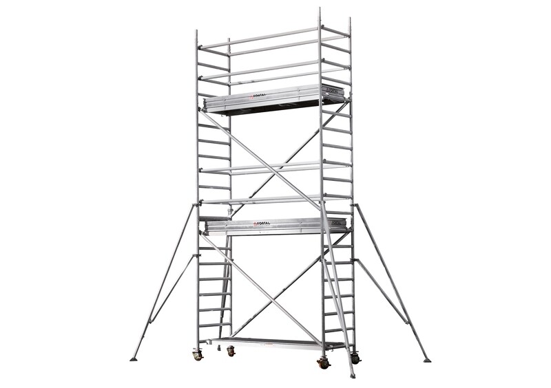 Échafaudage roulant gamme pro T-ONE 155 pliant 7.70M