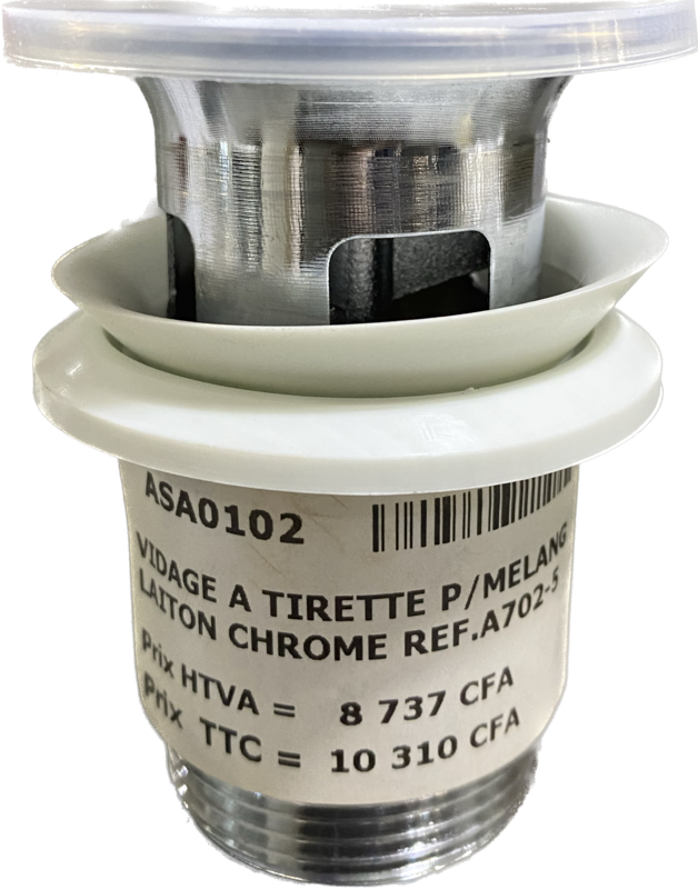 VIDAGE A TIRETTE P/MELANG LAITON CHROME REF.A702-5