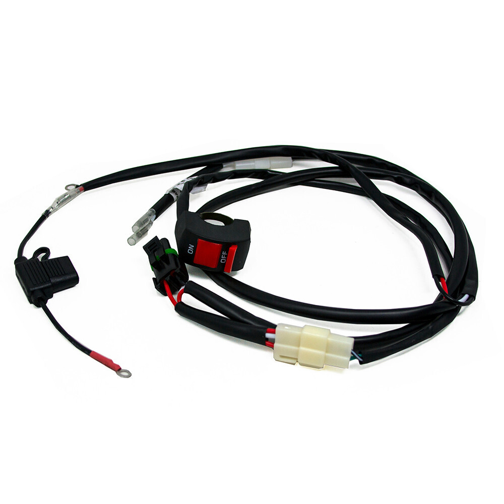 Universal Motorcycle Harness w/ Tail Light Lead