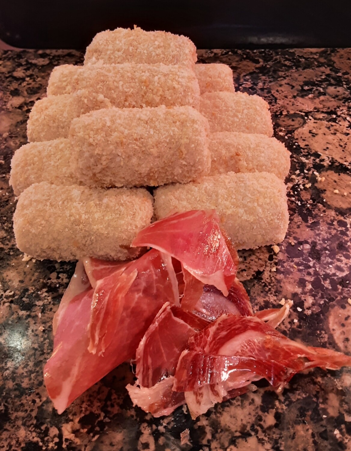 Croquetes de pernil ibèric 18,90€/Kg (6 unitats)
