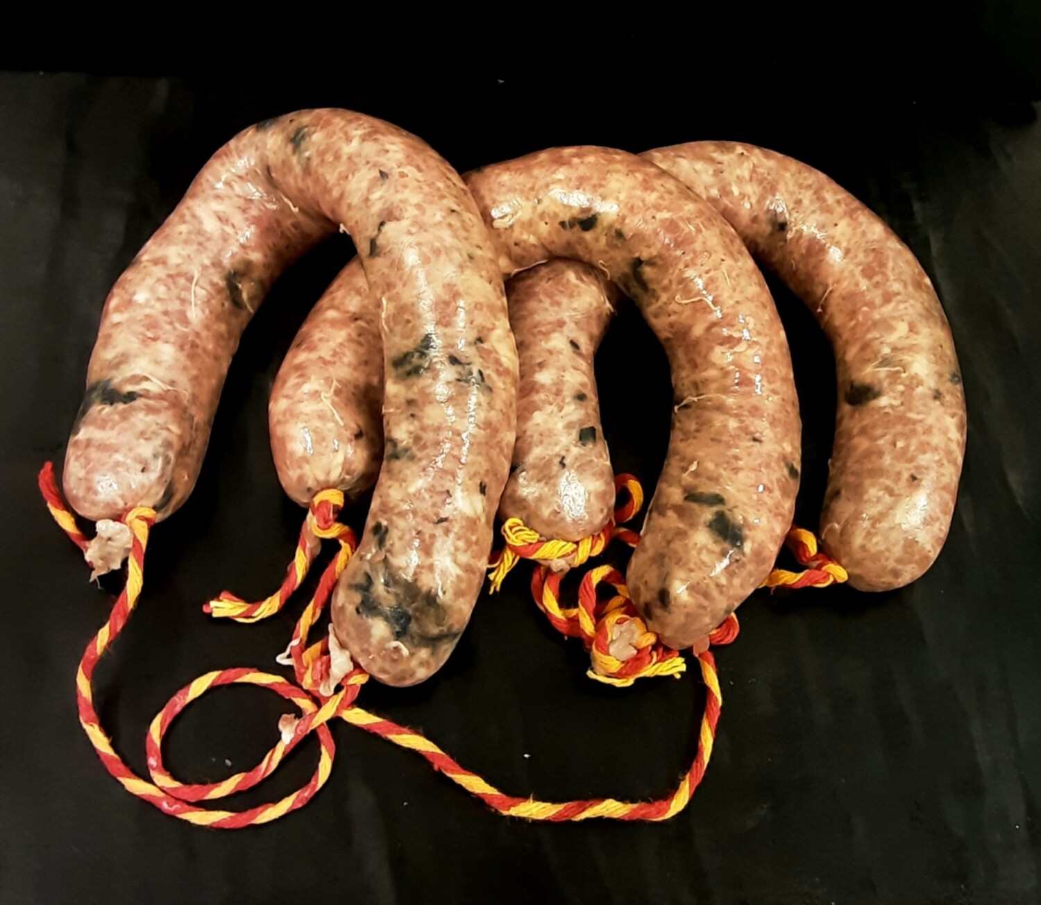 Botifarra trompetes de la mort amb ceba caramelitzada 16,90€/Kg