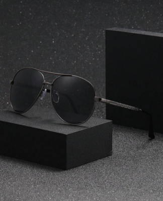 Men Metal Frame Aviator Sunglasses