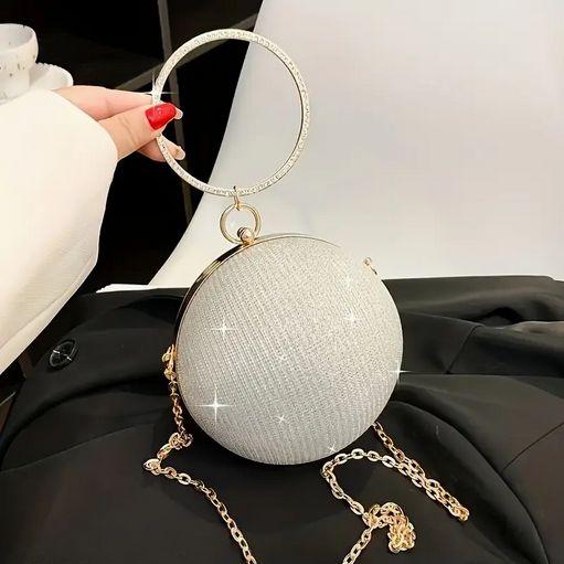 Round Prom Purse