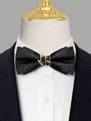 Fashionable Men’s Metal Tree Branch Design Bow Tie
