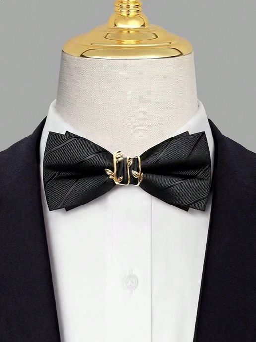 Fashionable Men’s Metal Tree Branch Design Bow Tie
