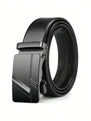 Men’s Elegant Automatic Buckle Leather Belt
