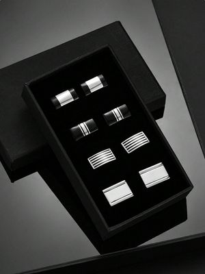 Enamel Polished Copper French Cufflinks