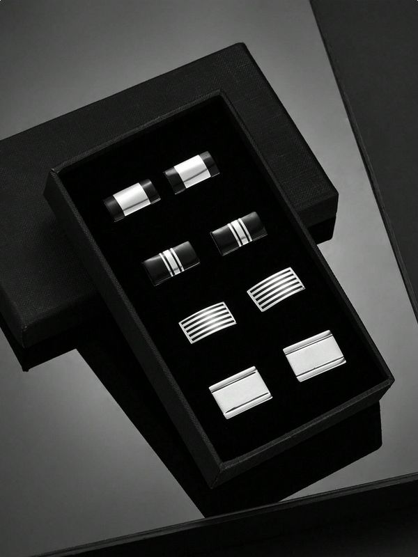 Enamel Polished Copper French Cufflinks