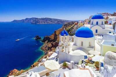 Greece Classic Discovery Land &amp; Cruise Tour Package: Athens - Syros - Kusadasi - Santorini- 6N7D  (Land Package)