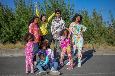 Tie-dye hoodies