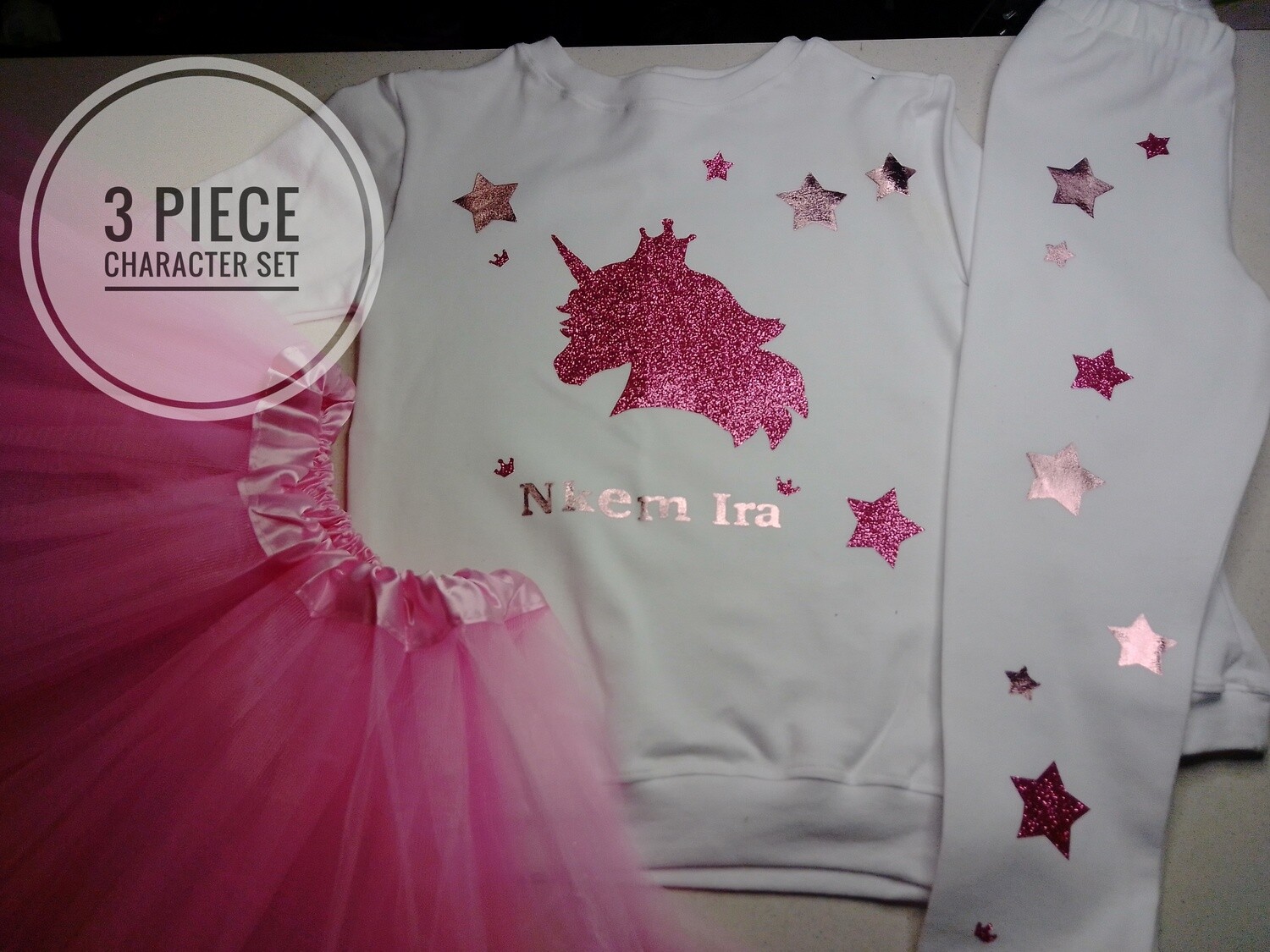 3 piece character tutu set