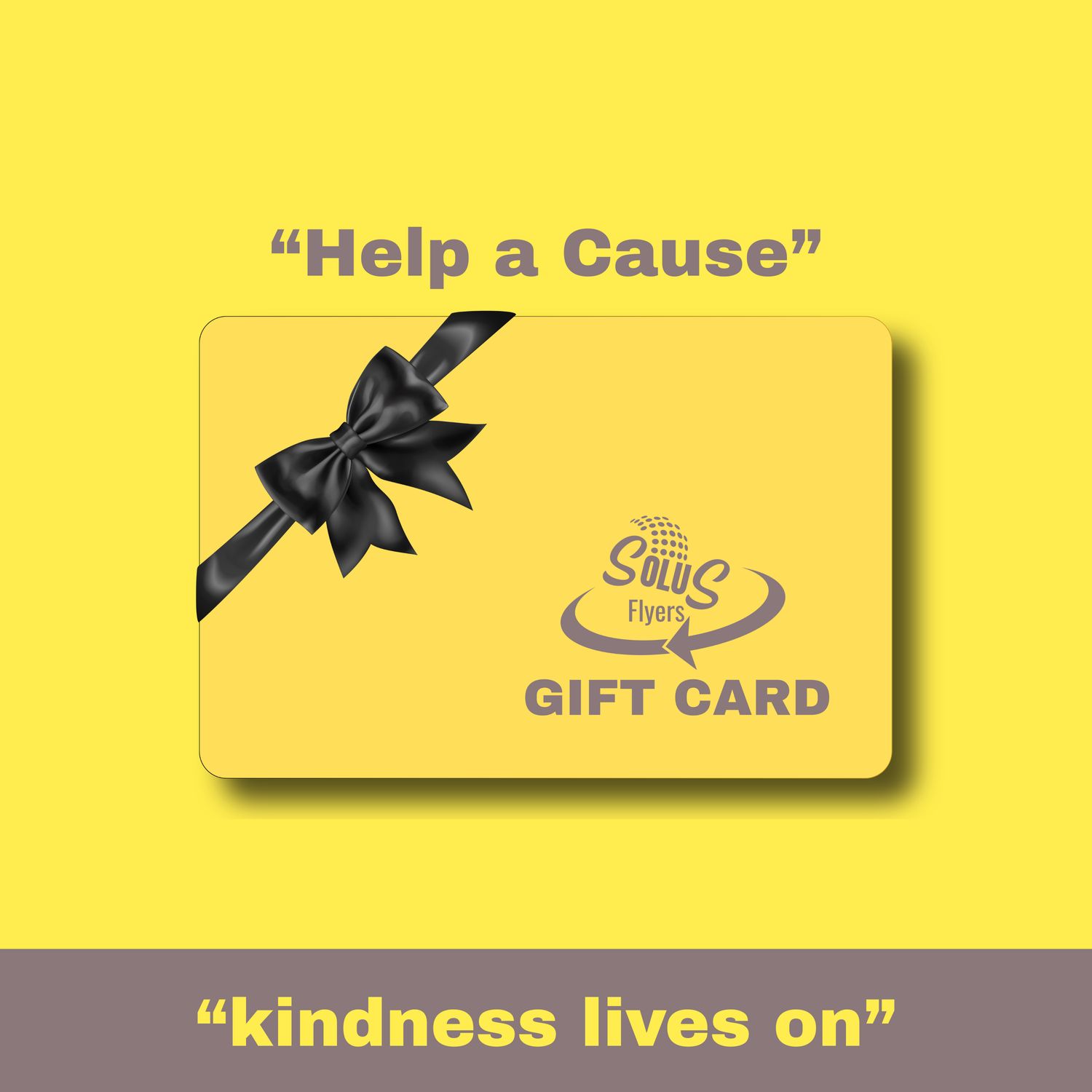 "Help a Cause" Gift Card