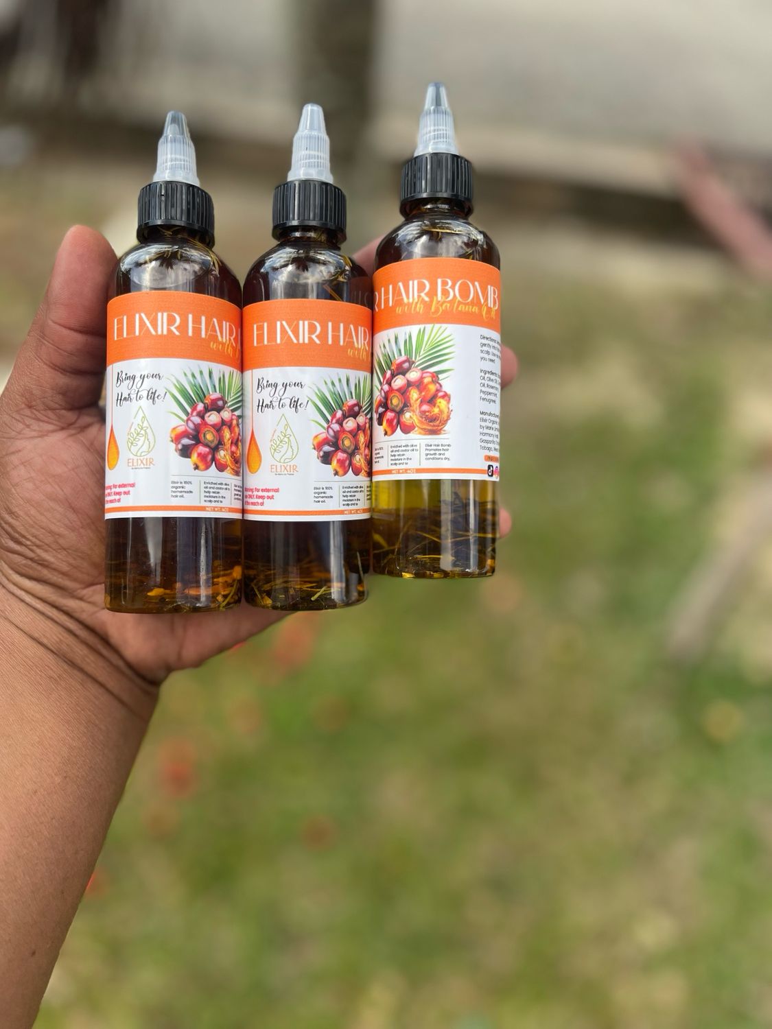 Elixir Batana Hair Bomb Oil