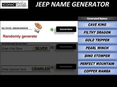 Jeep Name Generator