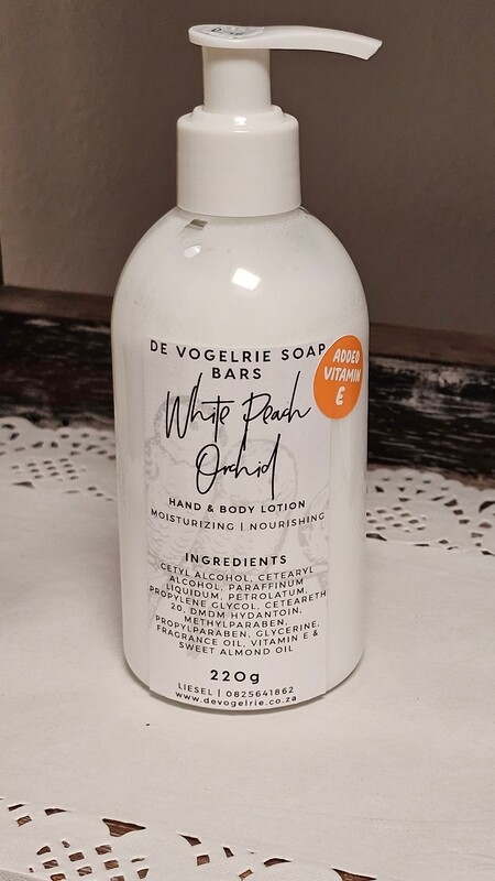 White Peach Orchid Hand &amp; Body Lotion