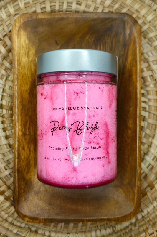Peony Blush Foaming Sugar Body Scrub 320g